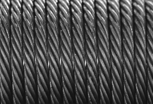 Winding Steel Wire Background — Stock Photo, Image