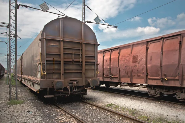 Freight wagons — Stock Photo, Image