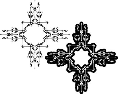 Hıristiyan Haçı Tasarım Vektör Sanatı