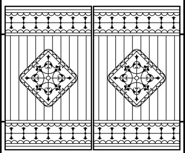 Demir Kapı, Kapı, Çit, Pencere, Izgara, Korkuluk Tasarım Sanatı