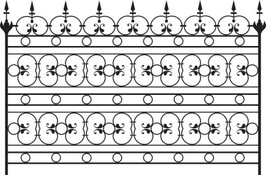 Ferforje kapı, kapı, çit, pencere, Panjur, tasarım korkuluk