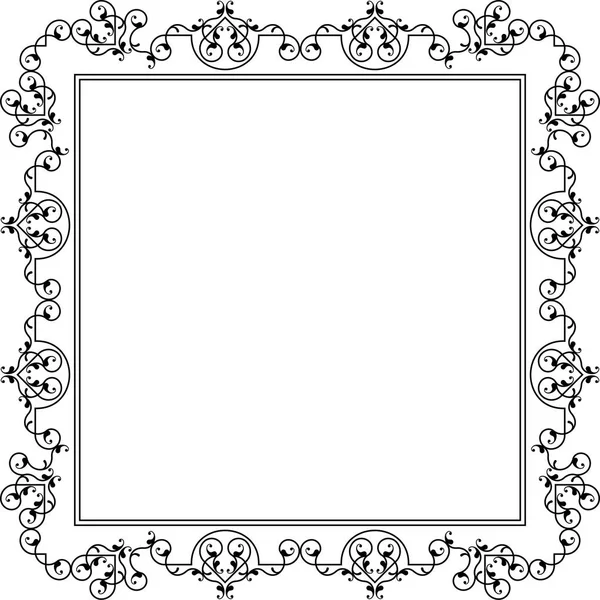 Frame Border Design Vector Art — Stock Vector