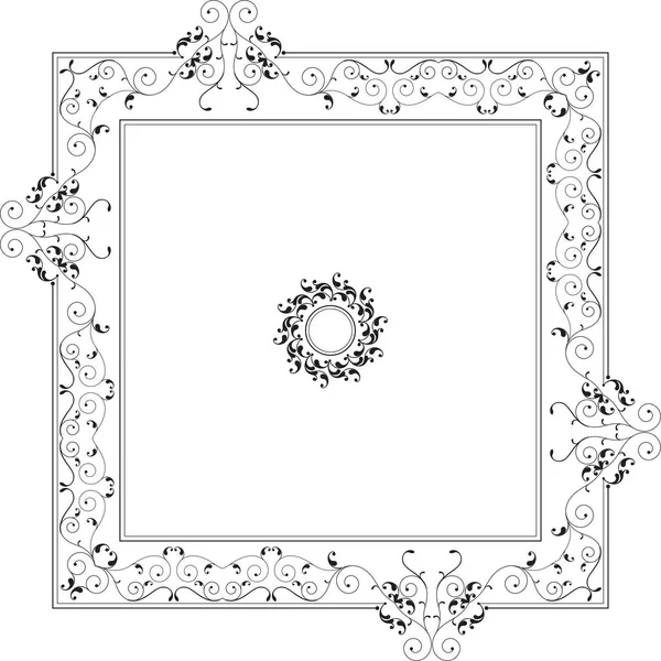 Frame Border Design Vektor Art — Stockvektor