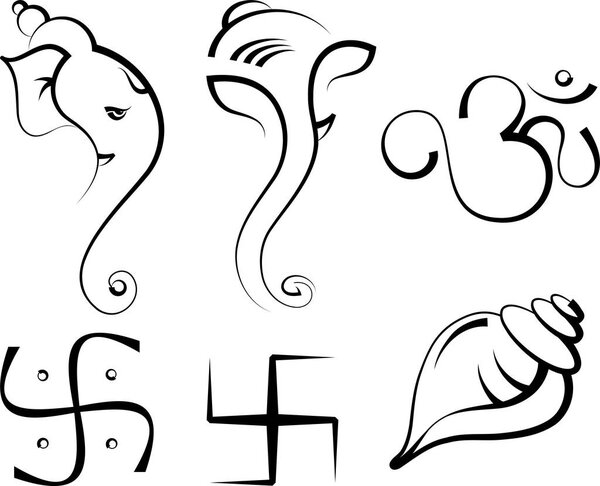 Ganesha Collection Set Vector Art