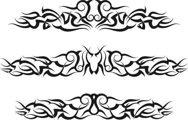 Tattoo Arm Band Set — Stock Vector