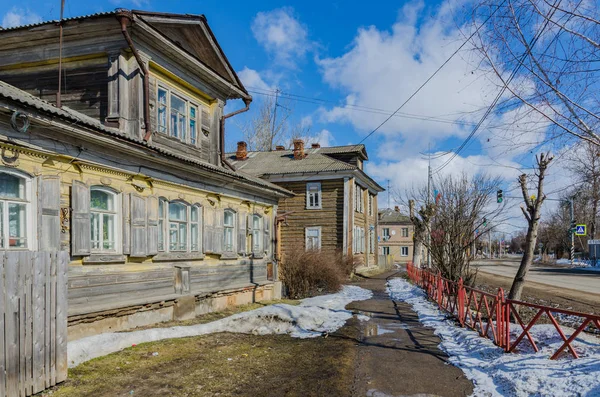 Sokakta Pereslavl-Zalessky, Yaroslavl bölgesi, Rusya Federasyonu
