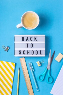 Okul için kırtasiye - 1 Eylül konsepti