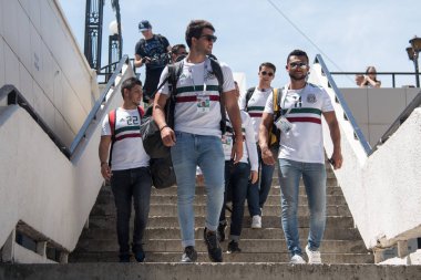23 Haziran 2018. Rusya. Rostov-on-Don. Meksika Millî Futbol takımının FIFA Dünya Kupası'nda hayranları. Meksika insanlar
