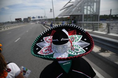 23 Haziran 2018. Rusya. Rostov-on-Don. Meksika Millî Futbol takımının FIFA Dünya Kupası'nda hayranları. Meksika insanlar