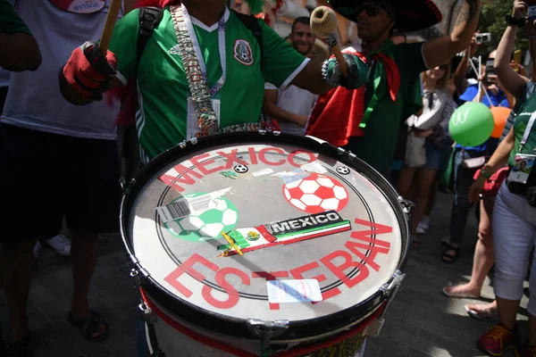 Junio 2018 Rusia Rostov Don Aficionados Selección Mexicana Fútbol Copa — Foto de Stock