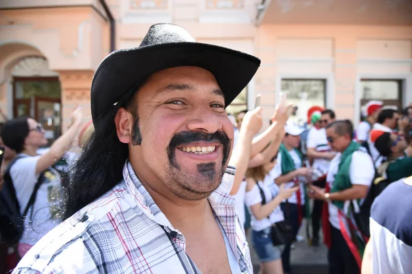 23 Haziran 2018. Rusya. Rostov-on-Don. Meksika Millî Futbol takımının FIFA Dünya Kupası'nda hayranları. Meksika insanlar