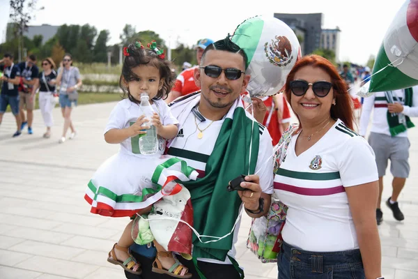 23 Haziran 2018. Rusya. Rostov-on-Don. Meksika Millî Futbol takımının FIFA Dünya Kupası'nda hayranları. Meksika insanlar