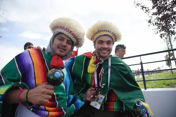 23 Haziran 2018. Rusya. Rostov-on-Don. Meksika Millî Futbol takımının FIFA Dünya Kupası'nda hayranları. Meksika insanlar