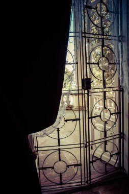 Mansion house süslü bir pencere