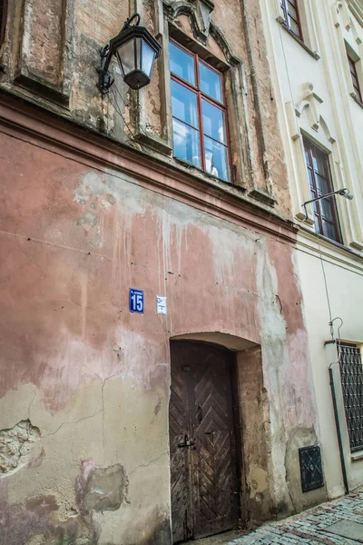 Arquitetura Histórica Cidade Velha Lublin Polônia — Fotografia de Stock