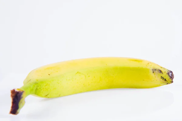 Plátano Sobre Fondo Blanco —  Fotos de Stock