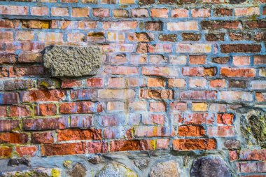 Tuğla duvar yakın çekim