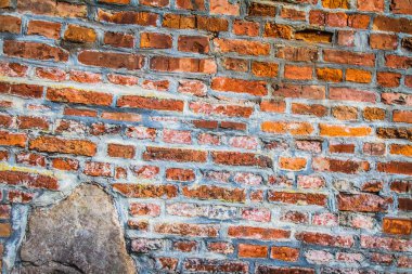 Tuğla duvar yakın çekim