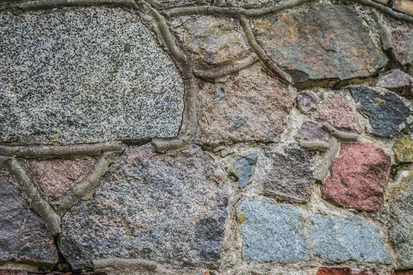 Stenen Muur Close Achtergrond — Stockfoto