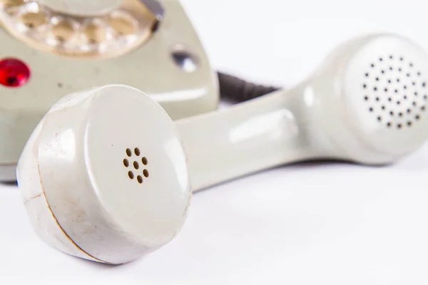 Старый Винтажный Телефон Вращающимся Циферблатом — стоковое фото