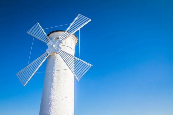 Stawa Mlyny Faro Navigazione Costruito Sotto Forma Mulino Vento Sul — Foto Stock