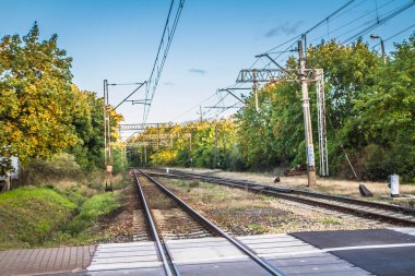 Tren rayları. Tren taşıma altyapısı.