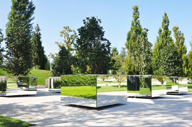 Eğlence için modern ve güzel bir park.