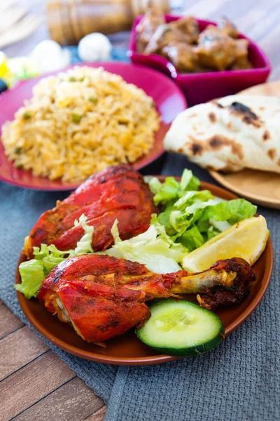 Indian food chicken Tikka Grill Flavor