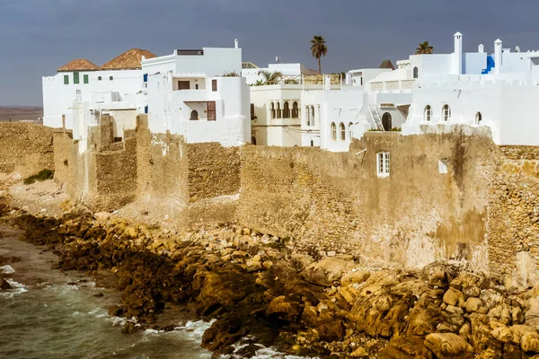 Fronte Oceano Dell Antica Medina Asilah Nord Del Marocco — Foto Stock