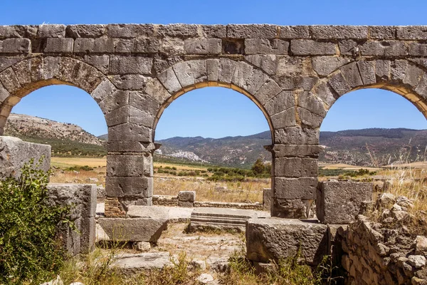 Volubilis, Unesco Dünya Mirası Meknes ve Fez, Fas Roma Bazilikası kalıntıları