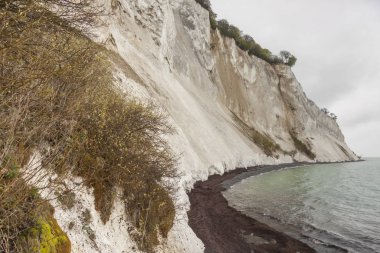 Manzara tarih Pzt, Danimarka - Beyaz kayalıklar.
