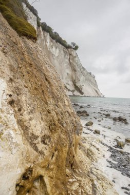 Manzara tarih Pzt, Danimarka - Beyaz kayalıklar.