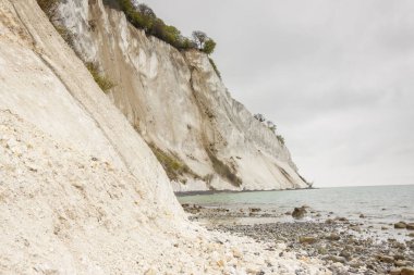 Manzara tarih Pzt, Danimarka - Beyaz kayalıklar.