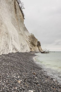 Manzara tarih Pzt, Danimarka - Beyaz kayalıklar.