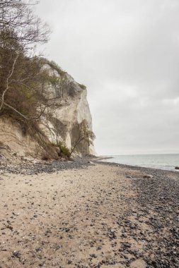 Manzara tarih Pzt, Danimarka - Beyaz kayalıklar.