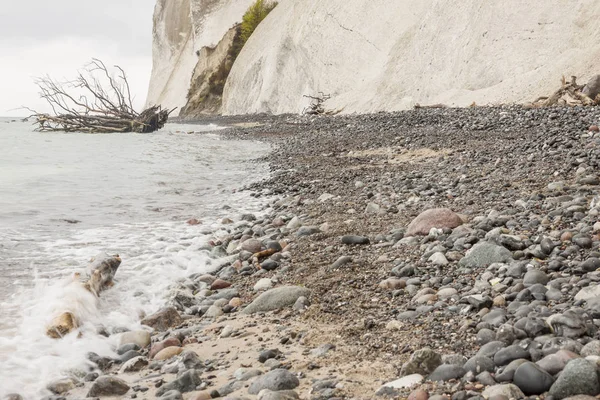 Paysage Sur Mon Danemark Falaises Blanches — Photo