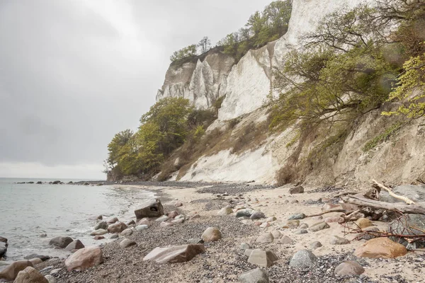 Paisagem Mon Dinamarca Falésias Brancas — Fotografia de Stock