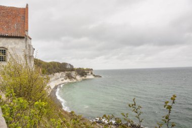 Danimarka Stevns Clifss görünümü. Bahar günü. Europe.