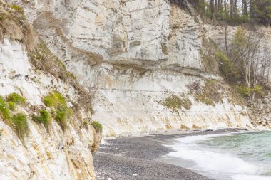 Danimarka Stevns Clifss görünümü. Bahar günü. Europe.