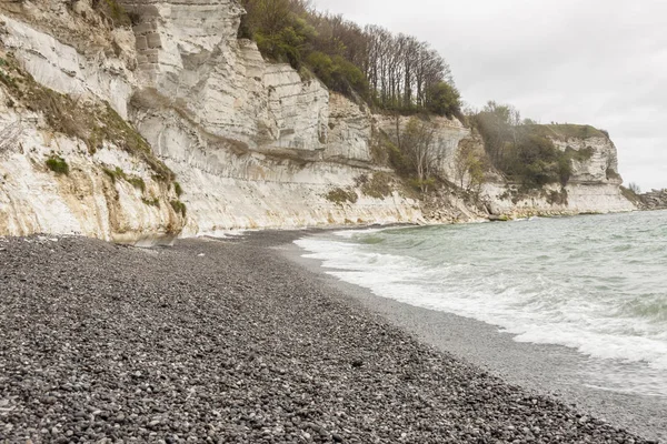 Danimarka Stevns Clifss Görünümü Bahar Günü Europe — Stok fotoğraf