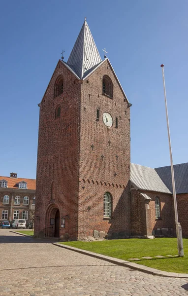 Ringkøbing Danmark Maj 2017 Gatan Gamla Stan Solig Söndag Maj — Stockfoto