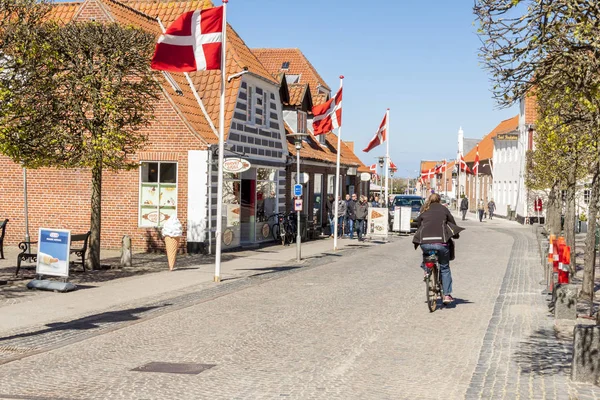 Ringkobing Danimarka Mayıs 2017 Street Tarih Mayıs 2017 Ringkobing Danimarka — Stok fotoğraf