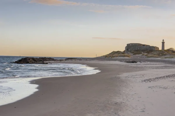 Leuchtturm Skagen Nördlichen Teil Dänemarks — Stockfoto