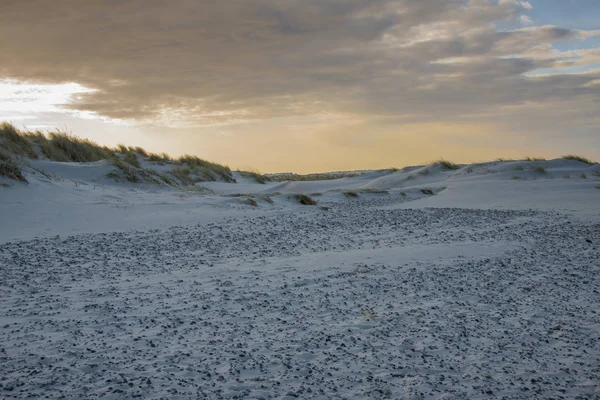 Παραλία Δίπλα Στο Skagen Στο Βόρειο Τμήμα Της Δανίας — Φωτογραφία Αρχείου