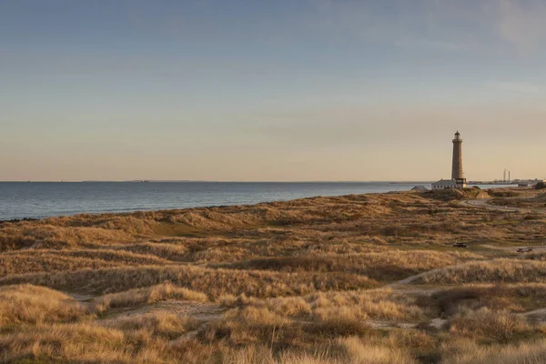 スカーゲン デンマーク北部の灯台 — ストック写真