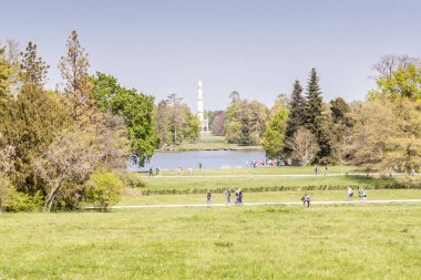 Lednice kalede south moravia, Çek Cumhuriyeti.