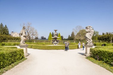 Lednice kalede south moravia, Çek Cumhuriyeti.