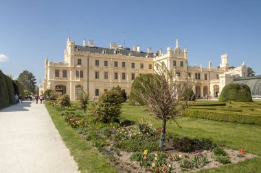 Lednice kalede south moravia, Çek Cumhuriyeti.