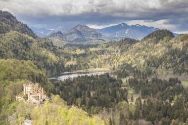 Schwangau 'daki Hohenschwangau Kalesi