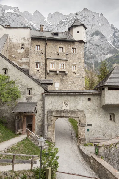 Hohenwerfen 城堡-奥地利 — 图库照片